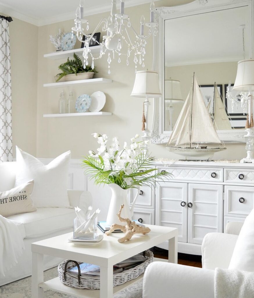 living rooms coastal cottage