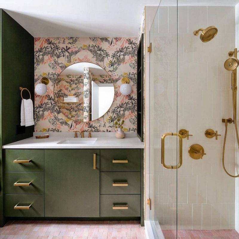 33+ Mid Century Modern Bathroom Ideas in 2025 | Houszed