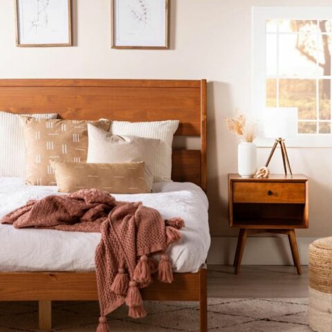 mid century modern bedroom