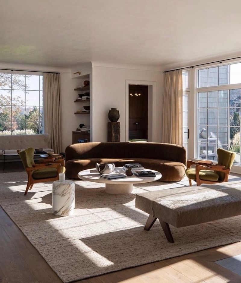 mid century modern chairs living room