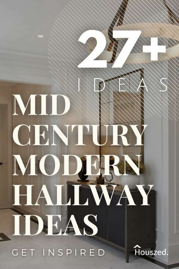 mid century modern hallway ideas