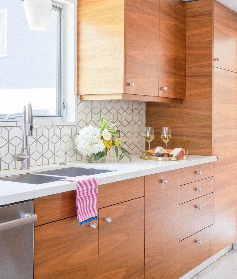 mid century modern kitchen design