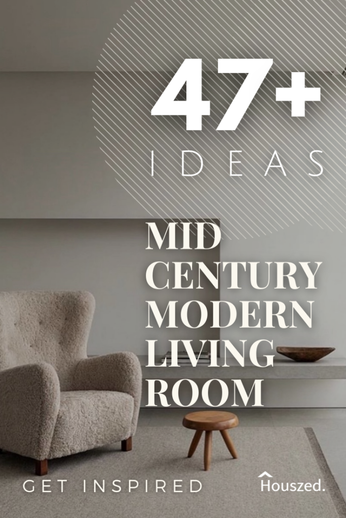 mid century modern living room