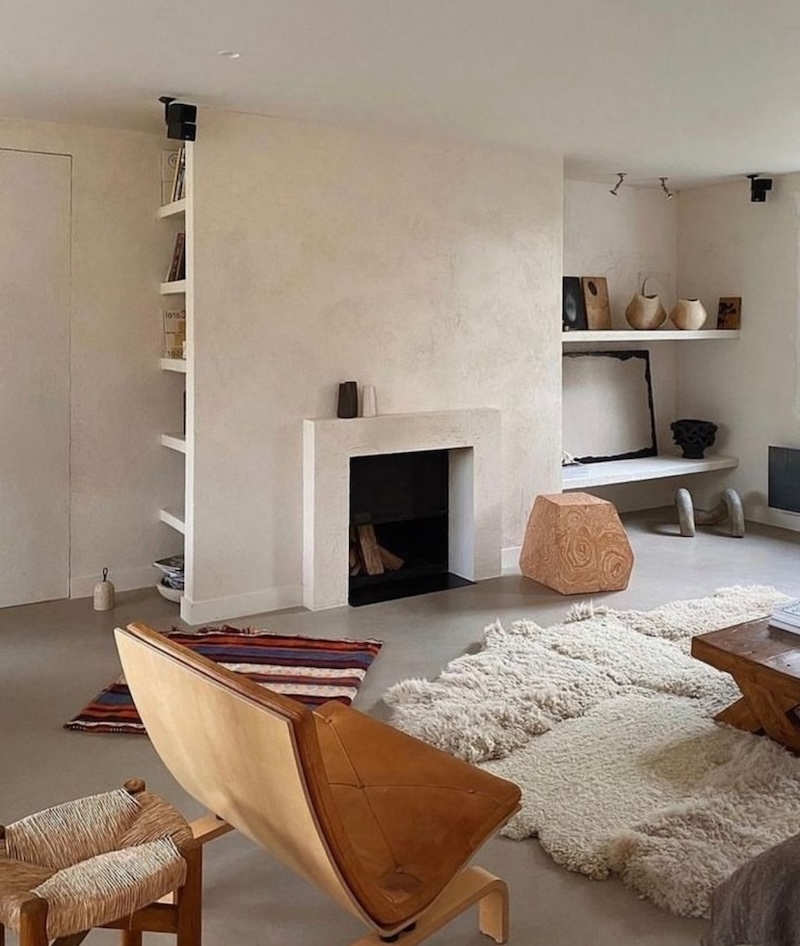 mid century modern living room design