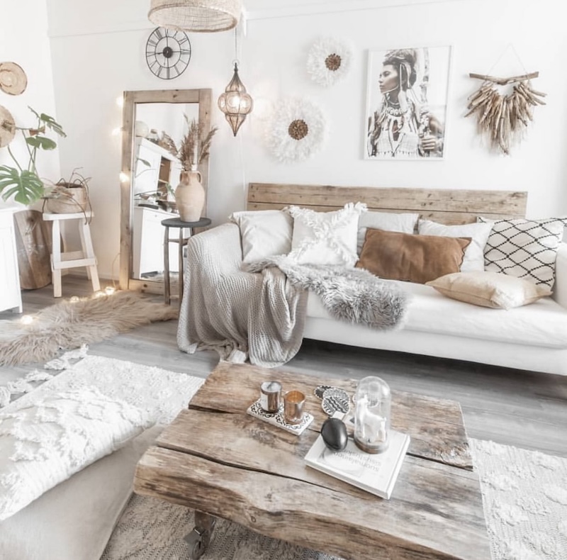 modern bohemian bohemian living room ideas