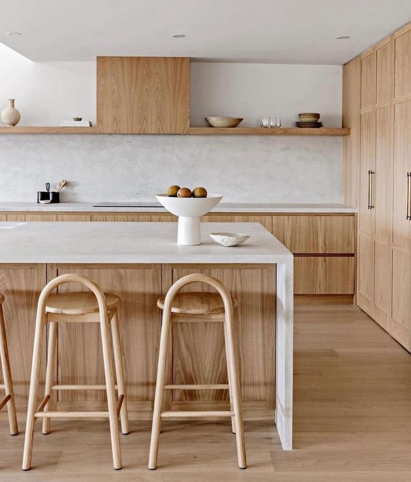 modern japandi kitchen