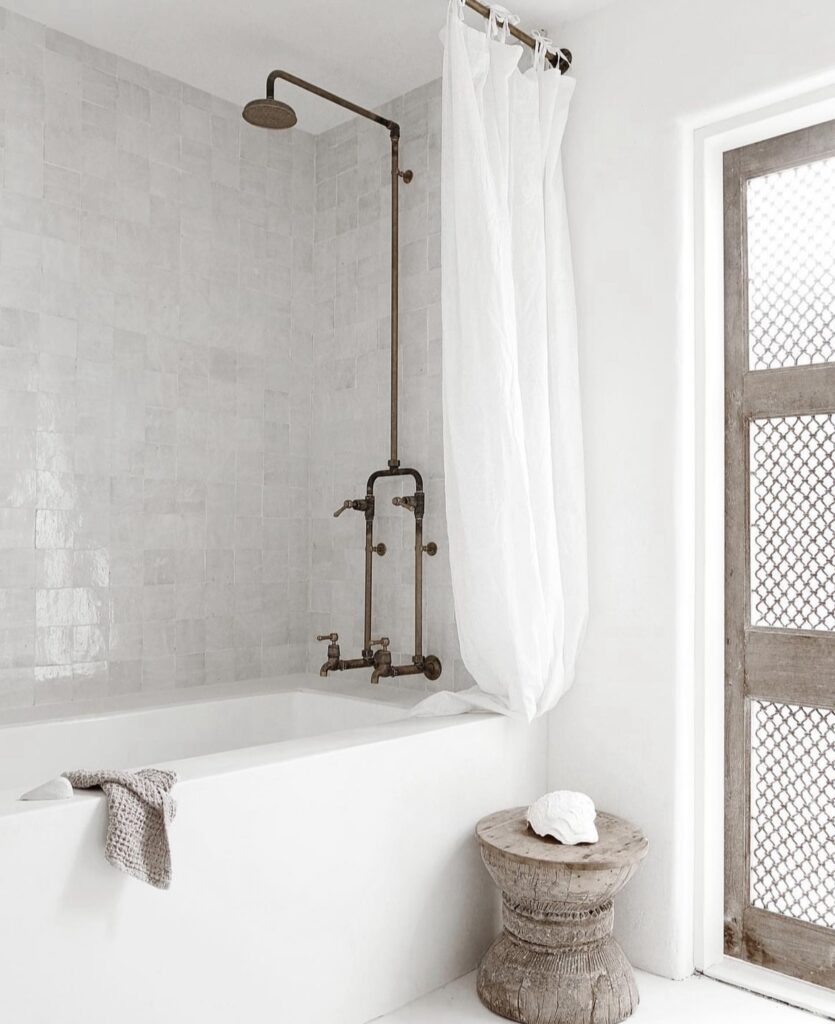 modern moroccan bathroom