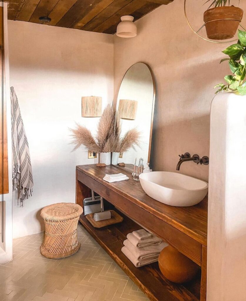 modern moroccan style bathroom