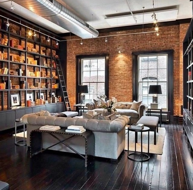 Raw Elegance 43+ Loft Living Room Ideas to Turn It Into a Stylish Oasis