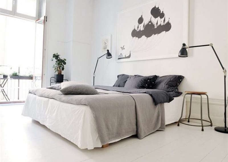 scandinavian bedroom style