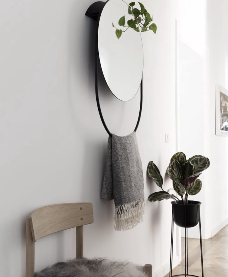scandinavian hallway decor