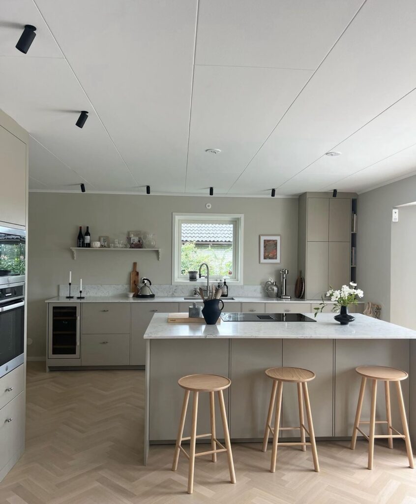 scandinavian kitchen island