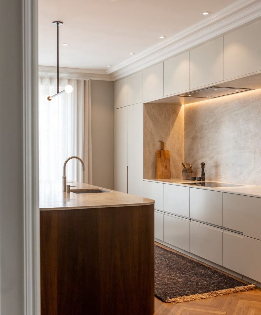 scandinavian minimalist kitchen